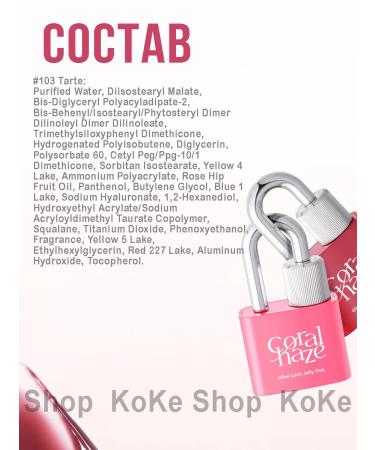 Coralhaze Tint for lip lipstick shine Korean makeup cosmetics - Buy Online on GoSupps.com
