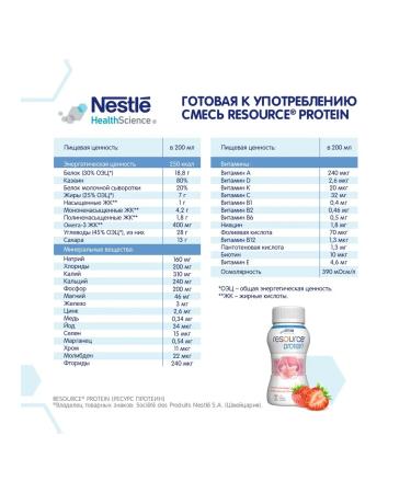 Resource protein for losing weight and muscle mass strawberries 8 pcs - Buy Online on GoSupps.com