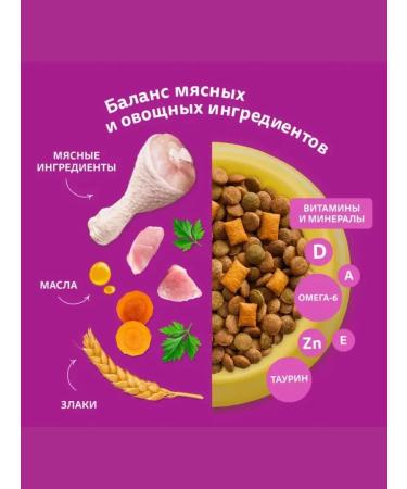 WHISKAS Dry food for adherent cats chicken turkey 5 kg - Buy Online on GoSupps.com