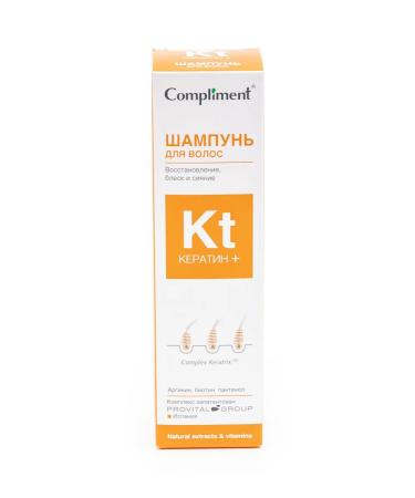 Compliment shampoo for hair Women's keratin+