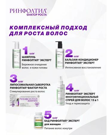 Rinfoltil Serum for growth and from hair loss with ampoule peptides - Buy Online on GoSupps.com