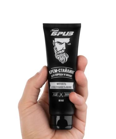 TIM BREEZE Creamstiling for beard and hair 80ml - Buy Online on GoSupps.com