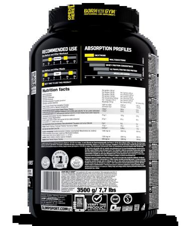 Olimp Sport Nutrition Heiner + BCAA Gain Bolic 6000 3500 g. Strawberry - Buy Online on GoSupps.com