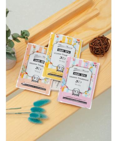 Asia Beauty Hair masks with keratin 3 pcs - Buy Online on GoSupps.com