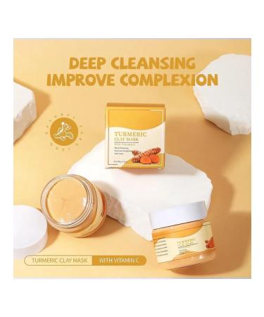 Mask face of turmeric clay 50 ml p 2pcs - Buy Online on GoSupps.com