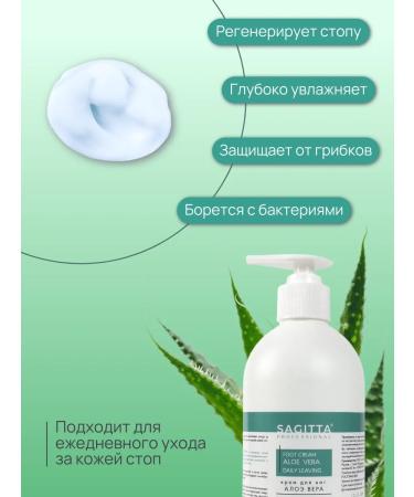 Sagitta Foot cream daily care 500 ml - Buy Online on GoSupps.com