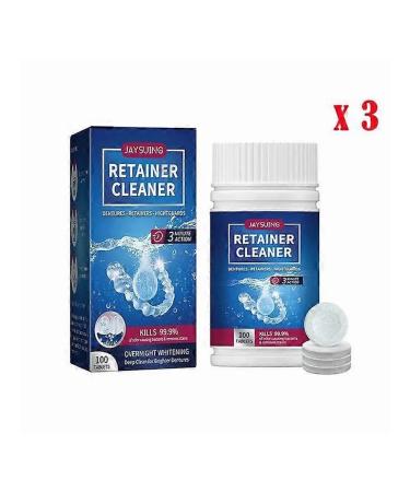 Dentures cleaning tablets 100 pcs ts 3pcs