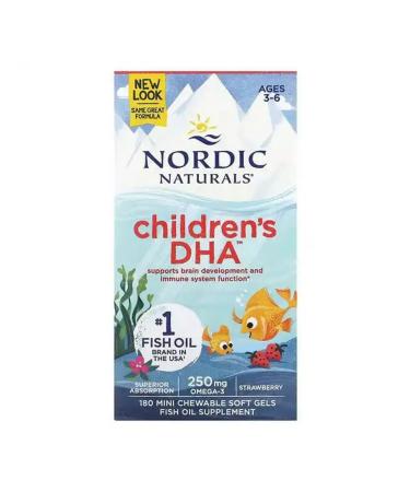 Nordic Naturals DGK for children 3-6 years old 250 mg 180 mini-capsule