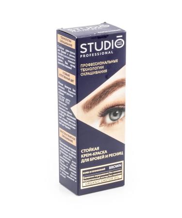 Studio Professional Essem Hair Brovy paint and eyelashes Studio brown 50 ml 4 pcs - Buy Online on GoSupps.com