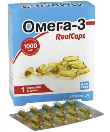 Omega-3 Realcaps 80 pcs capsule weighing 1400 mg-1pcs
