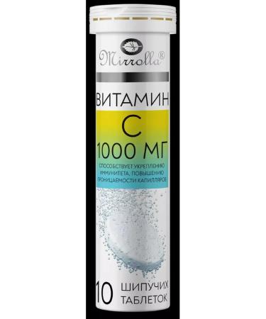 mirrolla Vitamin C 1000 mg 10 pcs. Sawless table -2pcs - Buy Online on GoSupps.com