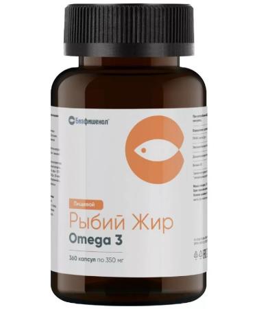 Biafishenol fish oil food 360 pcs. capsules of 0.35 g - 2 pcs.