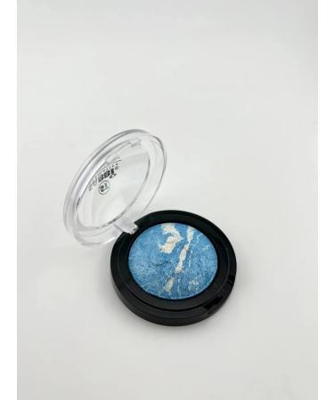 Baked blue shadows for the eyes with shimmer palette tone 04 - Buy Online on GoSupps.com