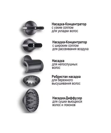 hair hair dryer+ 2 pcs curls for curls 7 in 1 styler - Buy Online on GoSupps.com