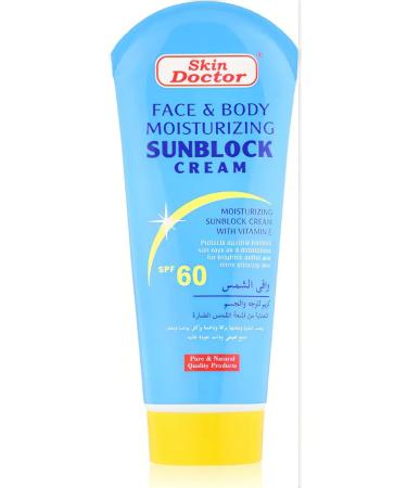 SKIN DOCTOR Face & Body Moisturizing SPF60 - Buy Online on GoSupps.com