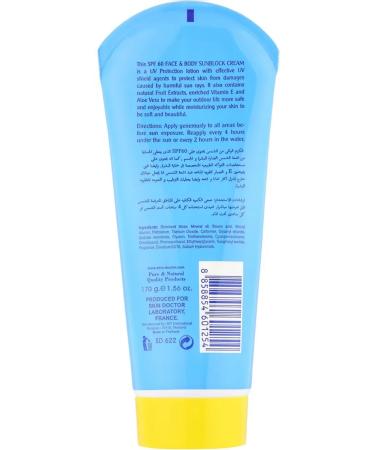 SKIN DOCTOR Face & Body Moisturizing SPF60 - Buy Online on GoSupps.com