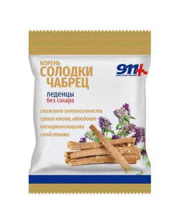 Home medicine cabinet 911 candies (licorice root thyme vit) 50 g