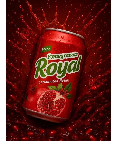 AS KING Glazed pomegranate drink Royal Grant 300ml - 3pcs - Buy Online on GoSupps.com