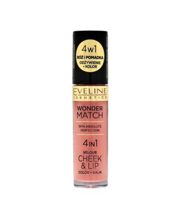 EVELINE Blush-lipstick liquid tone 02 4.5 ml - Buy Online on GoSupps.com
