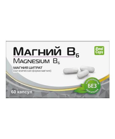 RealCaps Magnesium in 6 60 pcs. capsules weighing 500 mg