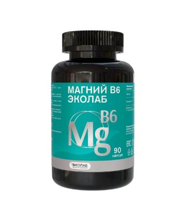 Magnesium in 6 eclab 90 pcs. Capsules weighing 600 mg