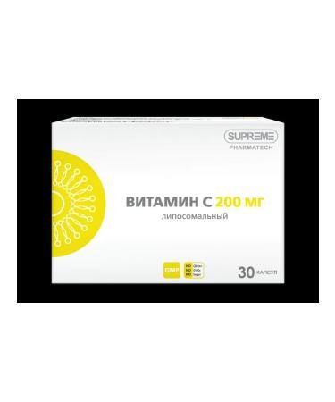 SUPREME Pharmatech Liposomal vitamin C 30 pcs. capsules weighing 548 mg - Buy Online on GoSupps.com