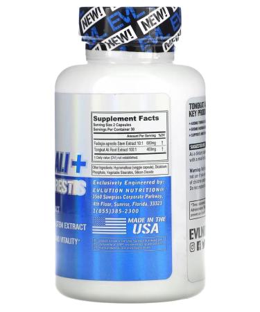 EVLution Nutrition Tongkat Ali Eurycom 400mg 60 capsules - Buy Online on GoSupps.com