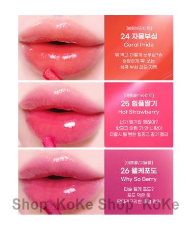 PERIPERA Tint for lip lipstick shine Korean makeup cosmetics 29 - Buy Online on GoSupps.com