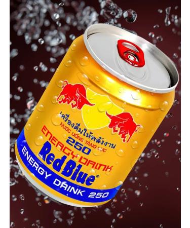 Red Bull Energy drink Red BSD Red Blue 250ml X 1pcs - Buy Online on GoSupps.com