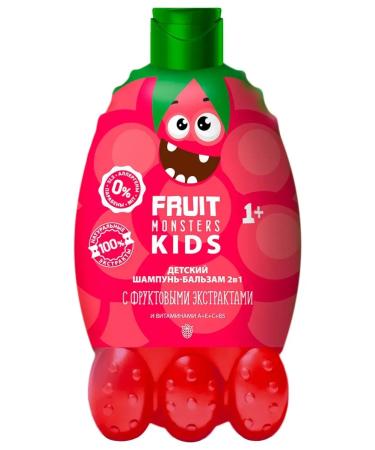 Fruit Monsters Shampoo-balm 2v1 children's raspberries 400 ml