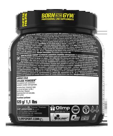 Olimp Sport Nutrition EAAA XPLode Powder 520 amino acids Orange - Buy Online on GoSupps.com