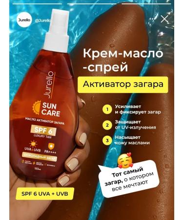 Jurello Sunscreen for the face of the body of SPF for tanning