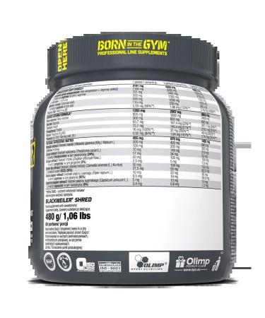 Olimp Sport Nutrition BlackWeiler Shred 480 Blackweiler. - Buy Online on GoSupps.com