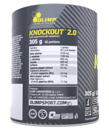 Olimp Sport Nutrition Knockout 2.0 305 Prevention Complex. Kola - Buy Online on GoSupps.com