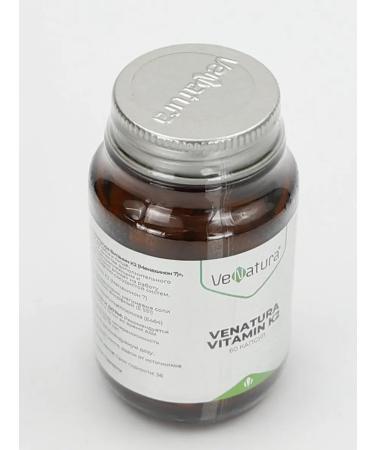 Venatura Vitamin K2 for immunity bones and blood vessels 60 capsules - Buy Online on GoSupps.com