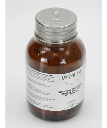 Venatura Magnesium and P-5-P (vitamin B6) citrate - Buy Online on GoSupps.com
