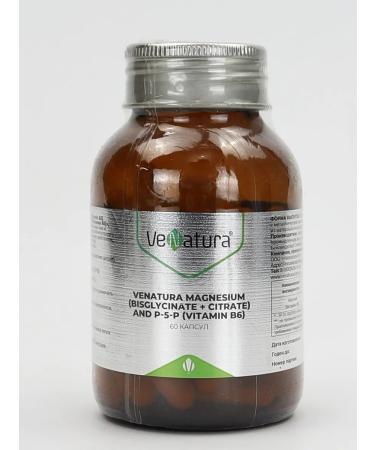 VeNatura Magnesium with vitamin and B6 (P-5-P) 60 capsules T rkiye - Buy Online on GoSupps.com
