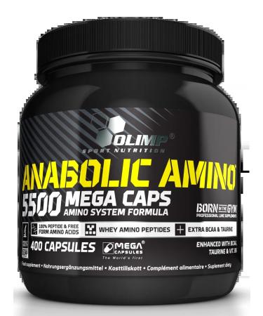 Olimp Sport Nutrition ANABOLIC amino acid complex 5500 Caps 400 caps - Buy Online on GoSupps.com