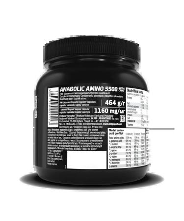 Olimp Sport Nutrition ANABOLIC amino acid complex 5500 Caps 400 caps - Buy Online on GoSupps.com