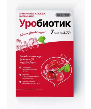 Home medicine cabinet D-Mannose Urobiotic (2000 mg of cranberries) Sasha x7pcs