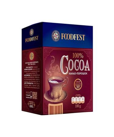 FOODFEST Cocoa powder 100g - Buy Online on GoSupps.com