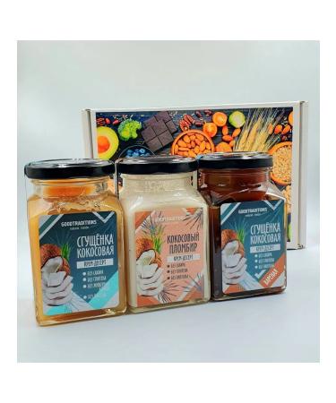 GOODTRADITIONS Coconut condensed milk without sugar set 3 pcs - Buy Online on GoSupps.com