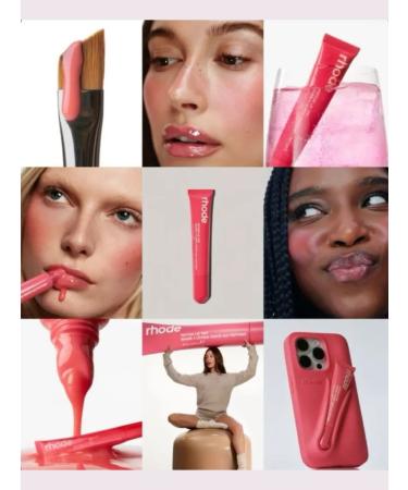 Rhode A set of 2 pcs of lip gloss from Haley Peptide Tint - Buy Online on GoSupps.com