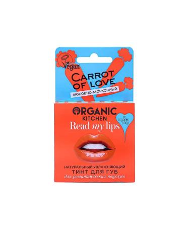 Organic Kitchen Tint for natural lips.carrot of love read my lips - Buy Online on GoSupps.com