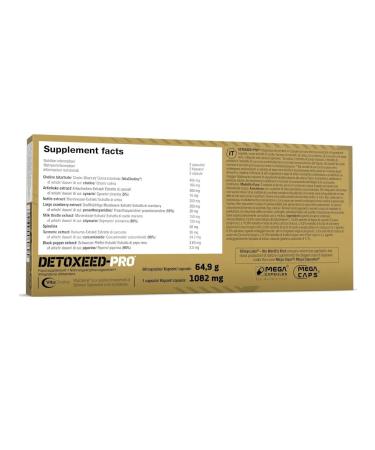 Olimp Sport Nutrition Detoxed-Pro 60 caps liver health complex - Buy Online on GoSupps.com
