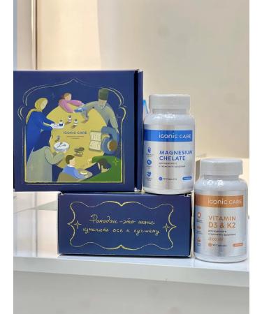Iconic Care Vitamin C complex D3 K2 2000mo and Magnesium Helat