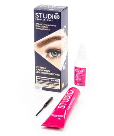 Studio Professional Essem Hair Brovy paint and eyelashes Studio brown 50 ml - Buy Online on GoSupps.com