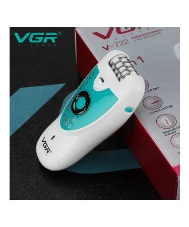 VGR Female epilator for bikini and armpits and legs + razor - Buy Online on GoSupps.com