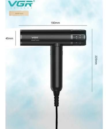 VGR Professional hair hair dryer powerful - Buy Online on GoSupps.com