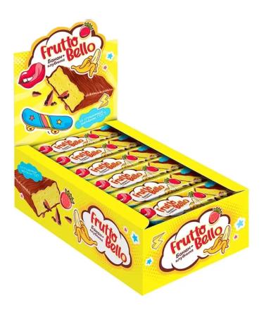Chio rio Baton-Sufle with the taste of strawberries-Banan 18 pcs 35 grams - Buy Online on GoSupps.com